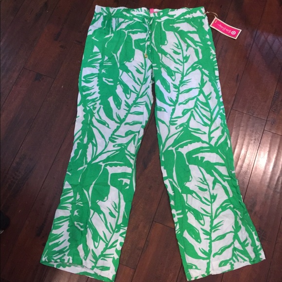 Lilly Pulitzer for Target Pants - NWT Lilly Pulitzer Boom Boom Palazzo Pants sz XL